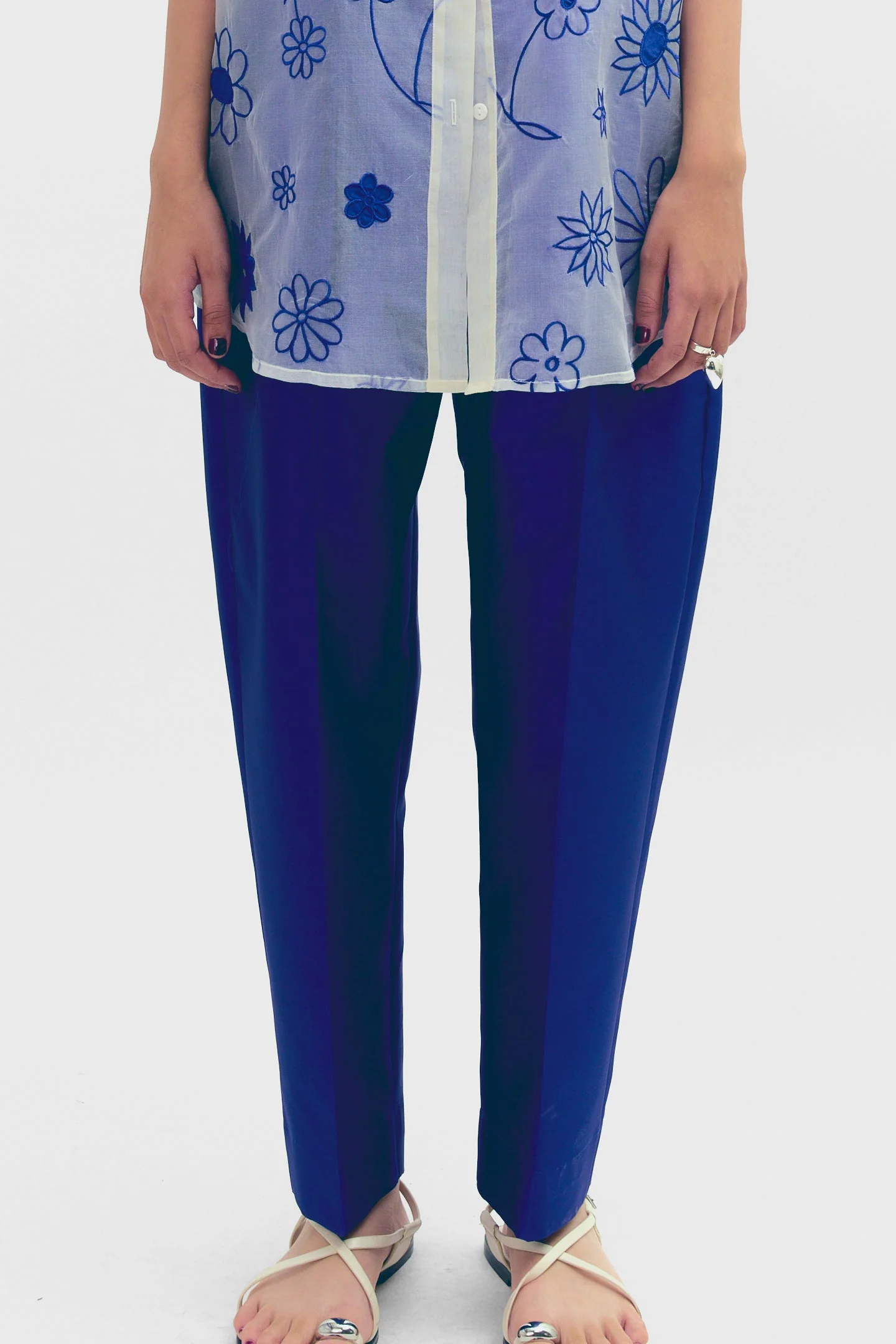 Aloe Trousers - Cerulean Blue - Image 3