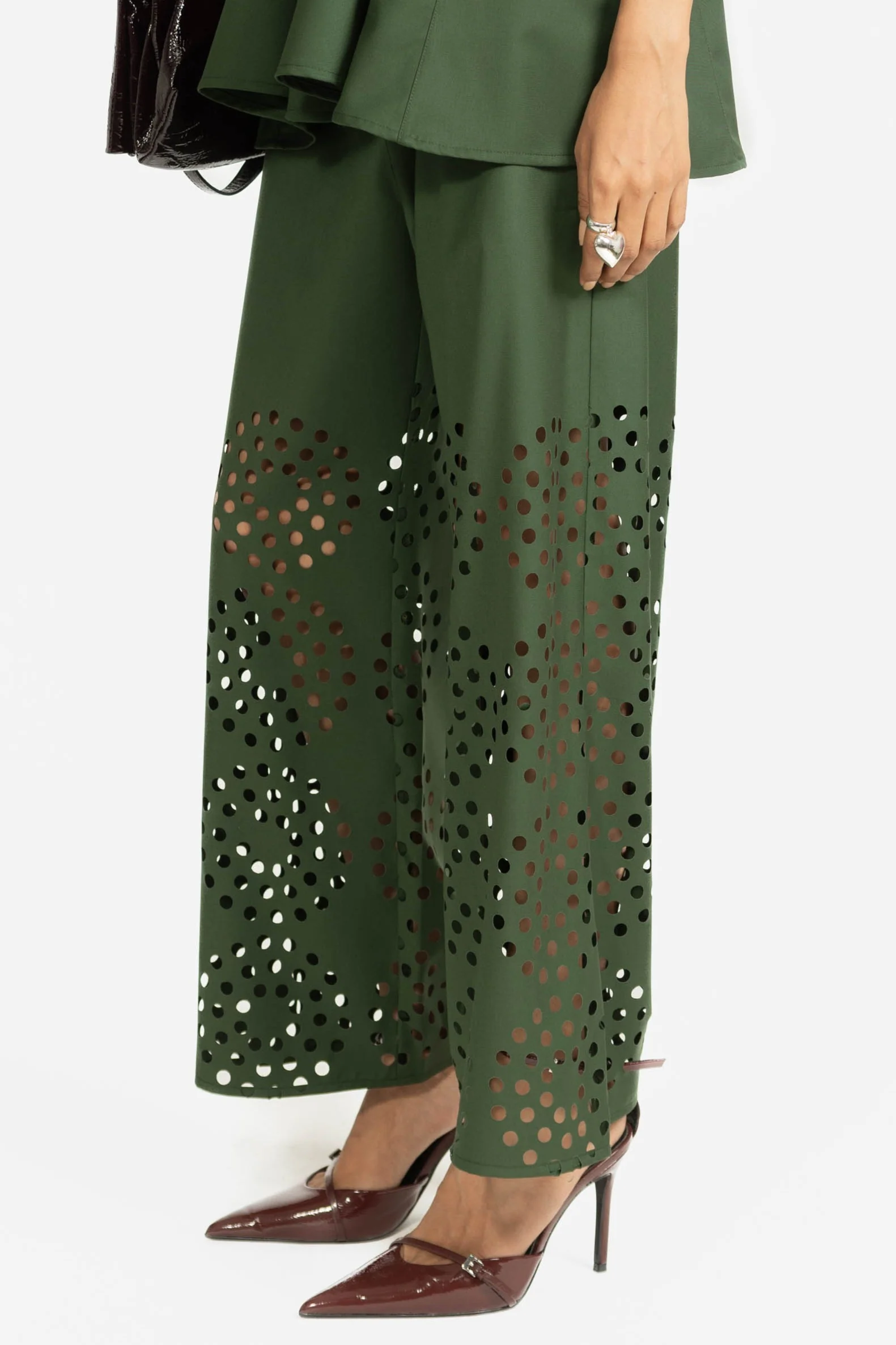 Astrid Trousers - Green - Image 2