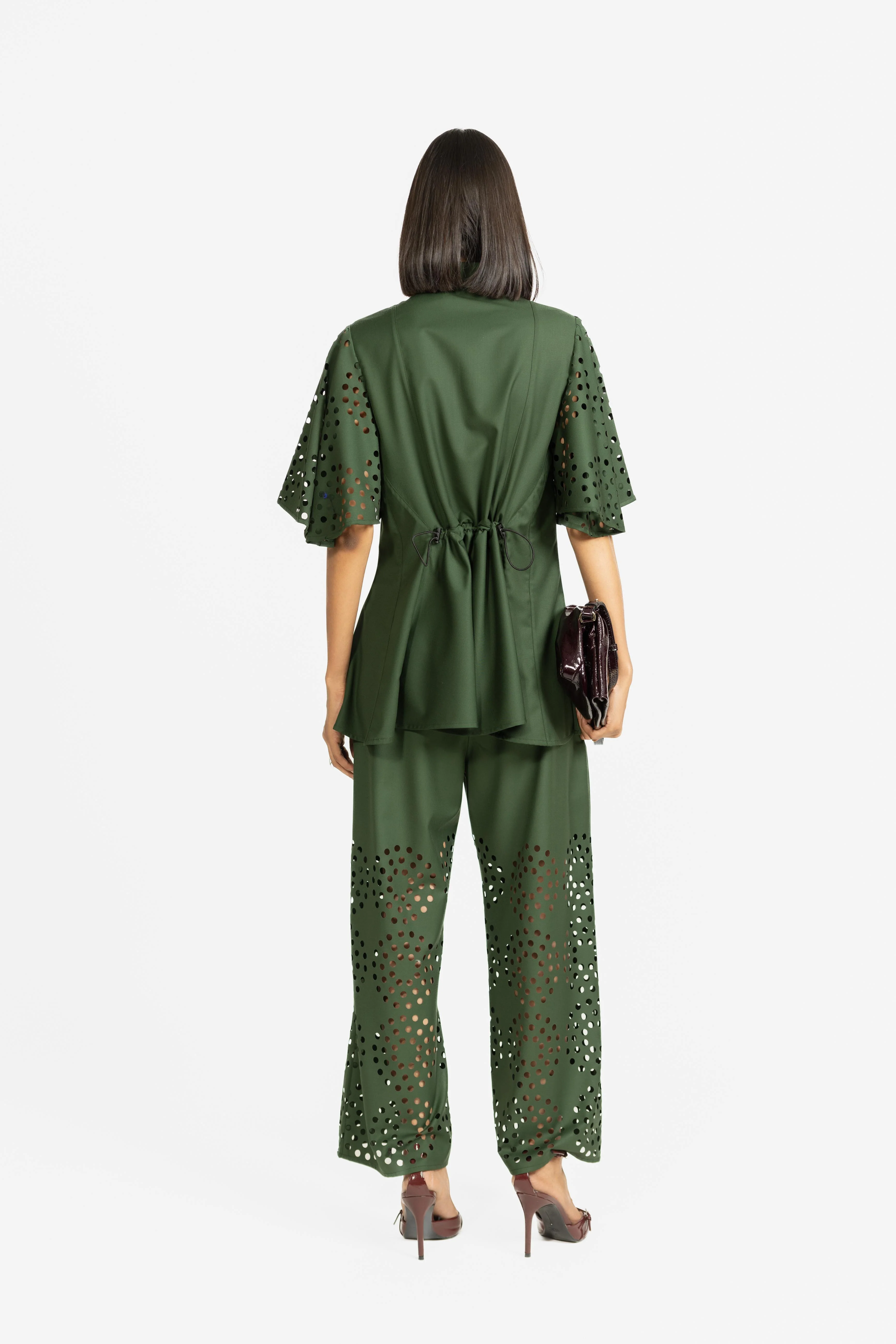 Astrid Top - Green - Image 6