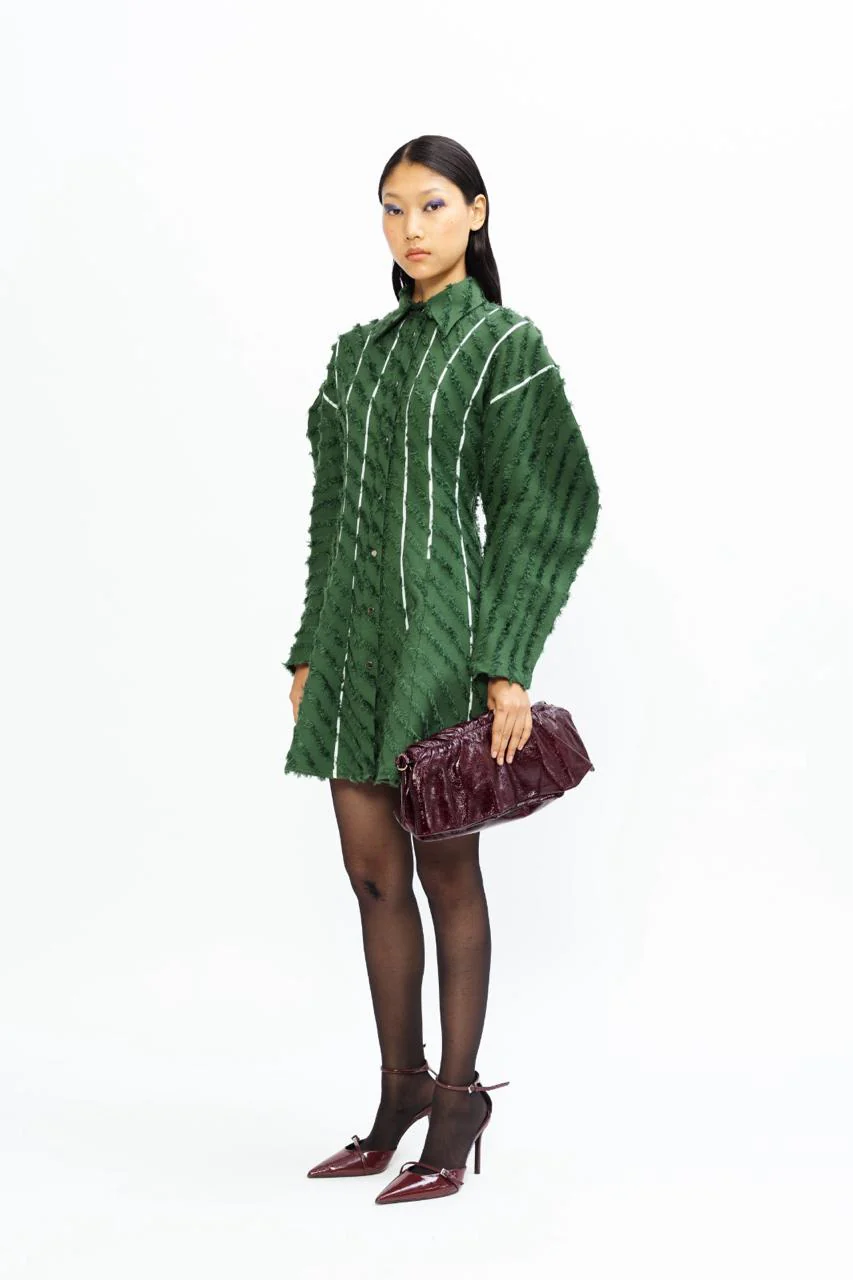 Azaria Wool Dress - Image 5