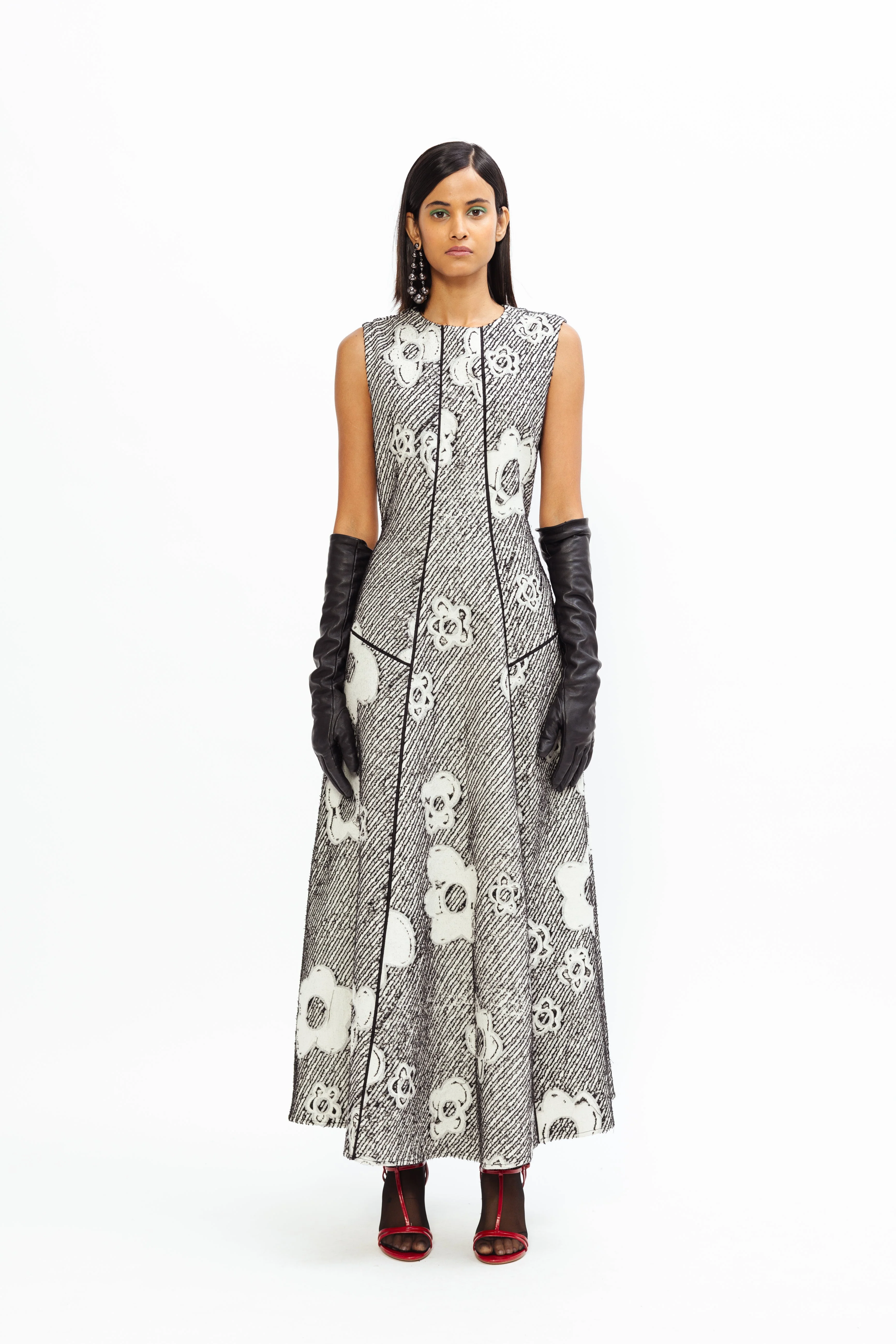 Bennet Woolen Dress - Ivory