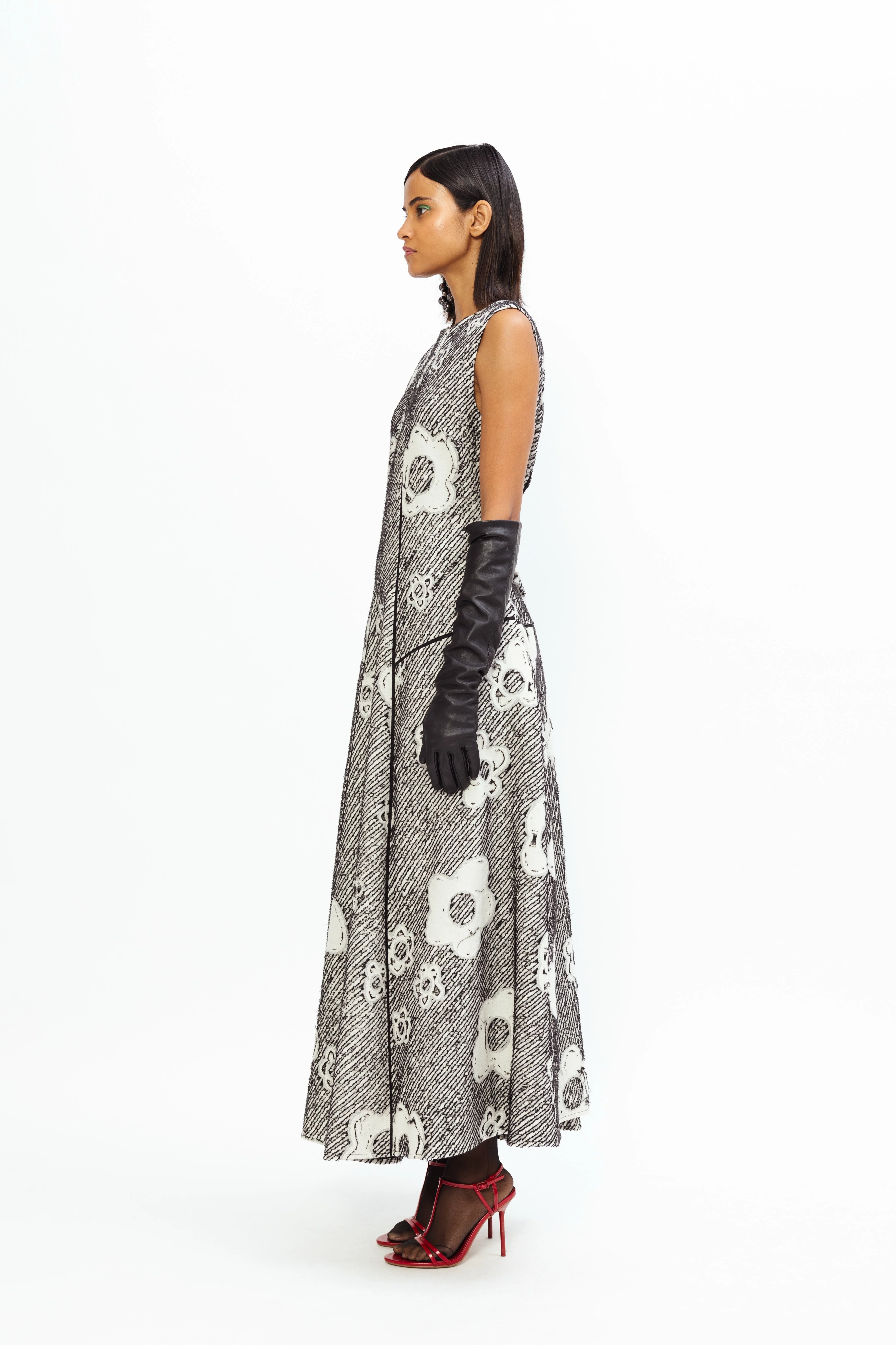 Bennet Woolen Dress - Ivory - Image 4