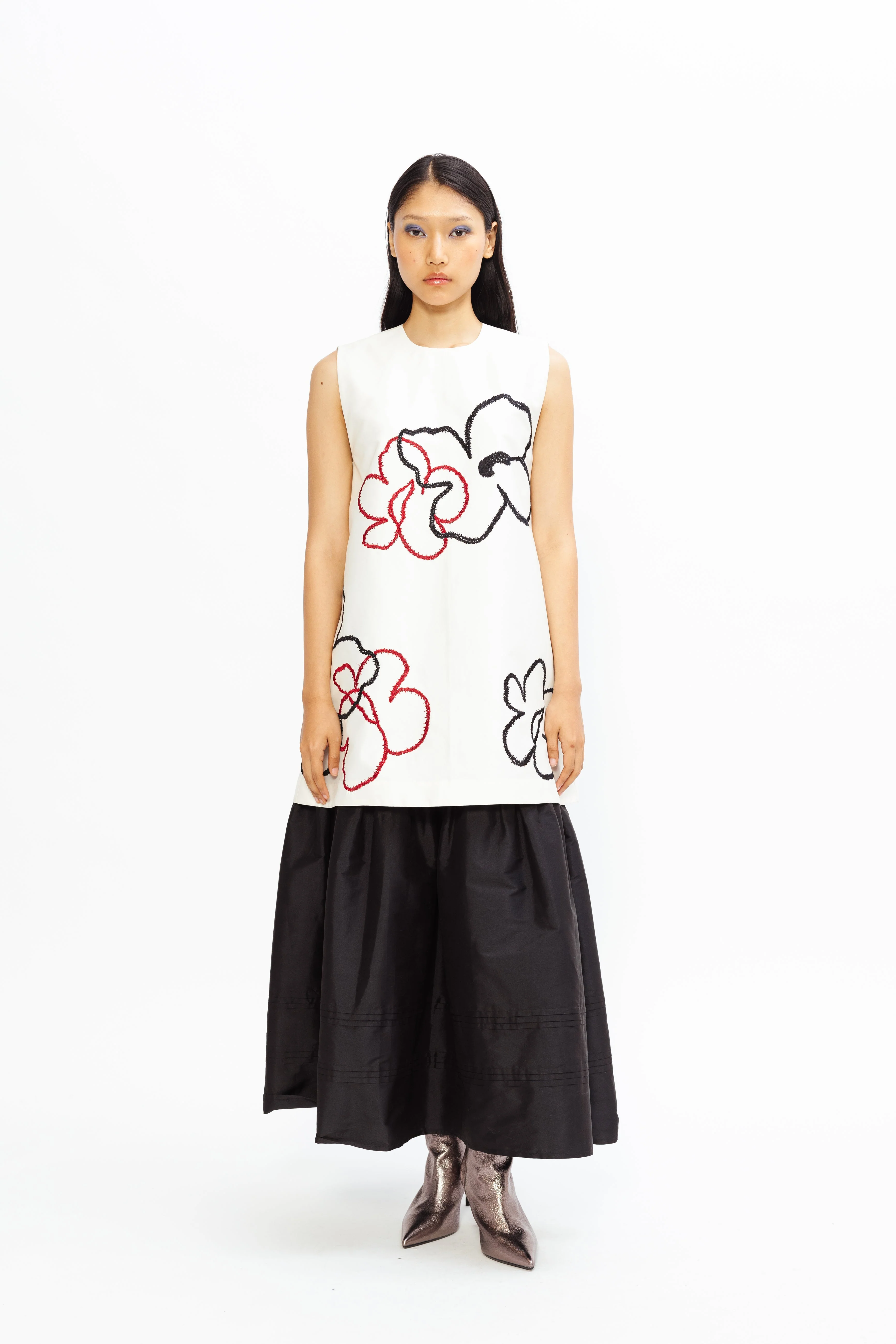 Budapest Embroidered Dress - Image 2