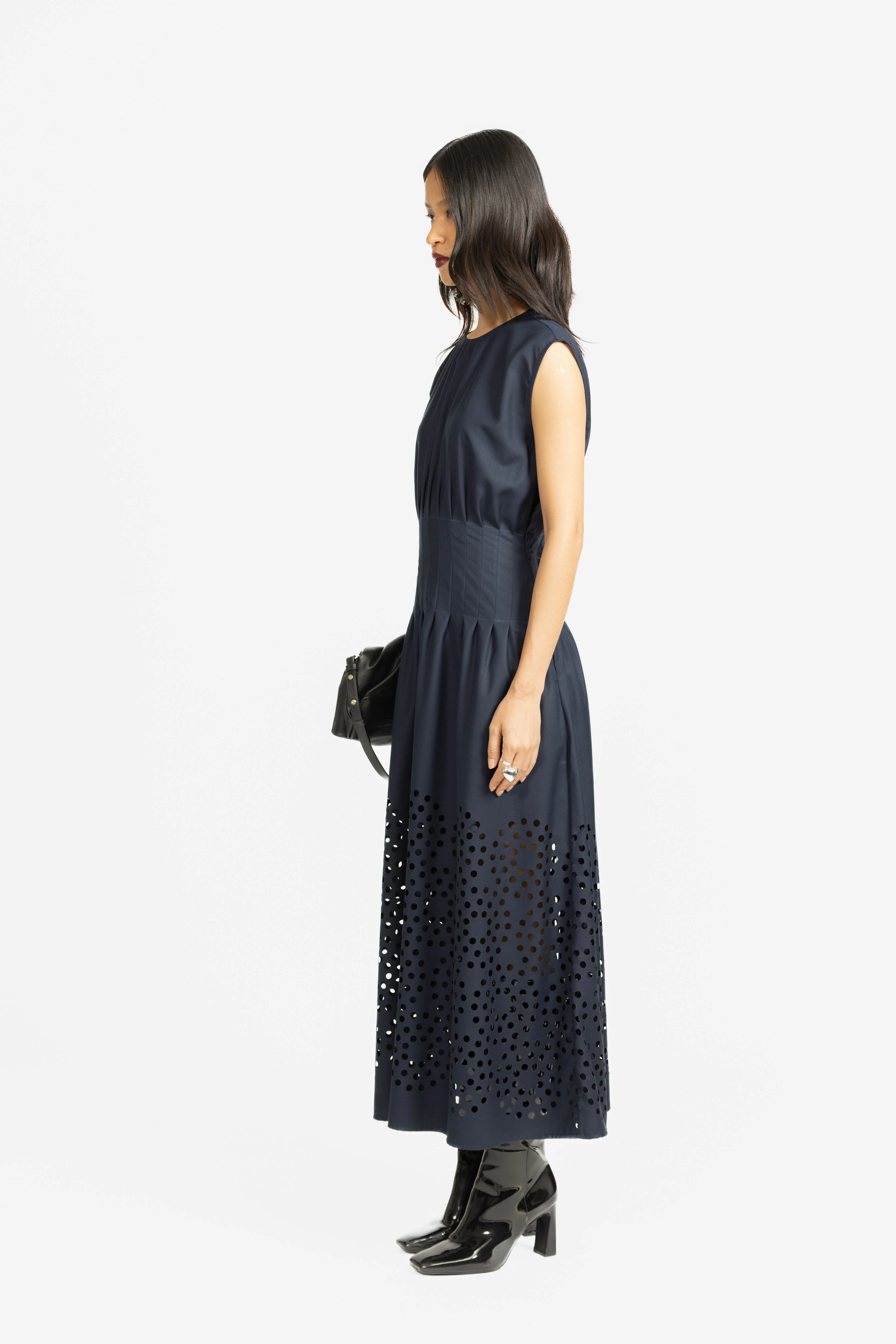 Caelis Dress - Navy - Image 3