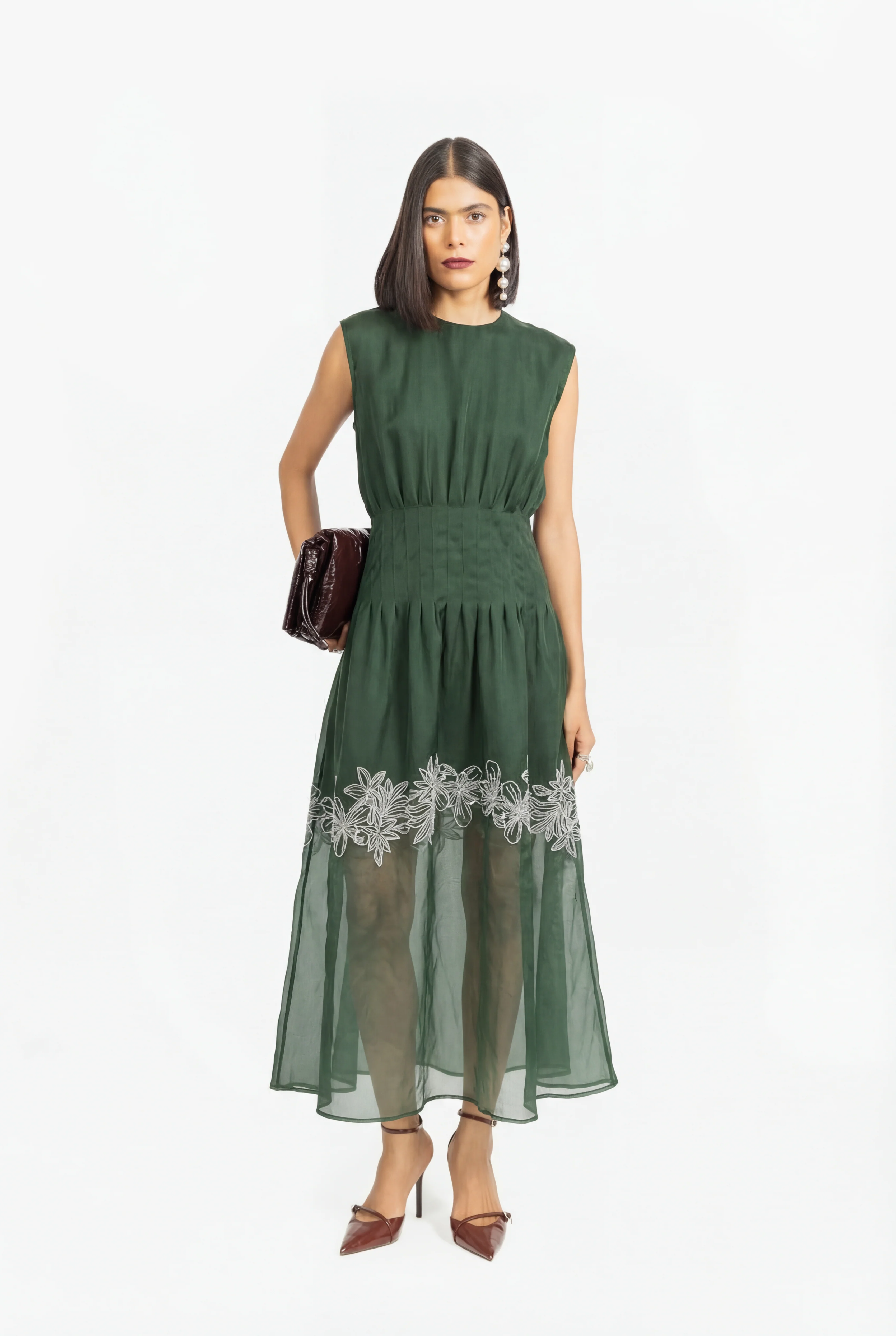 Caelis Embroidered Dress