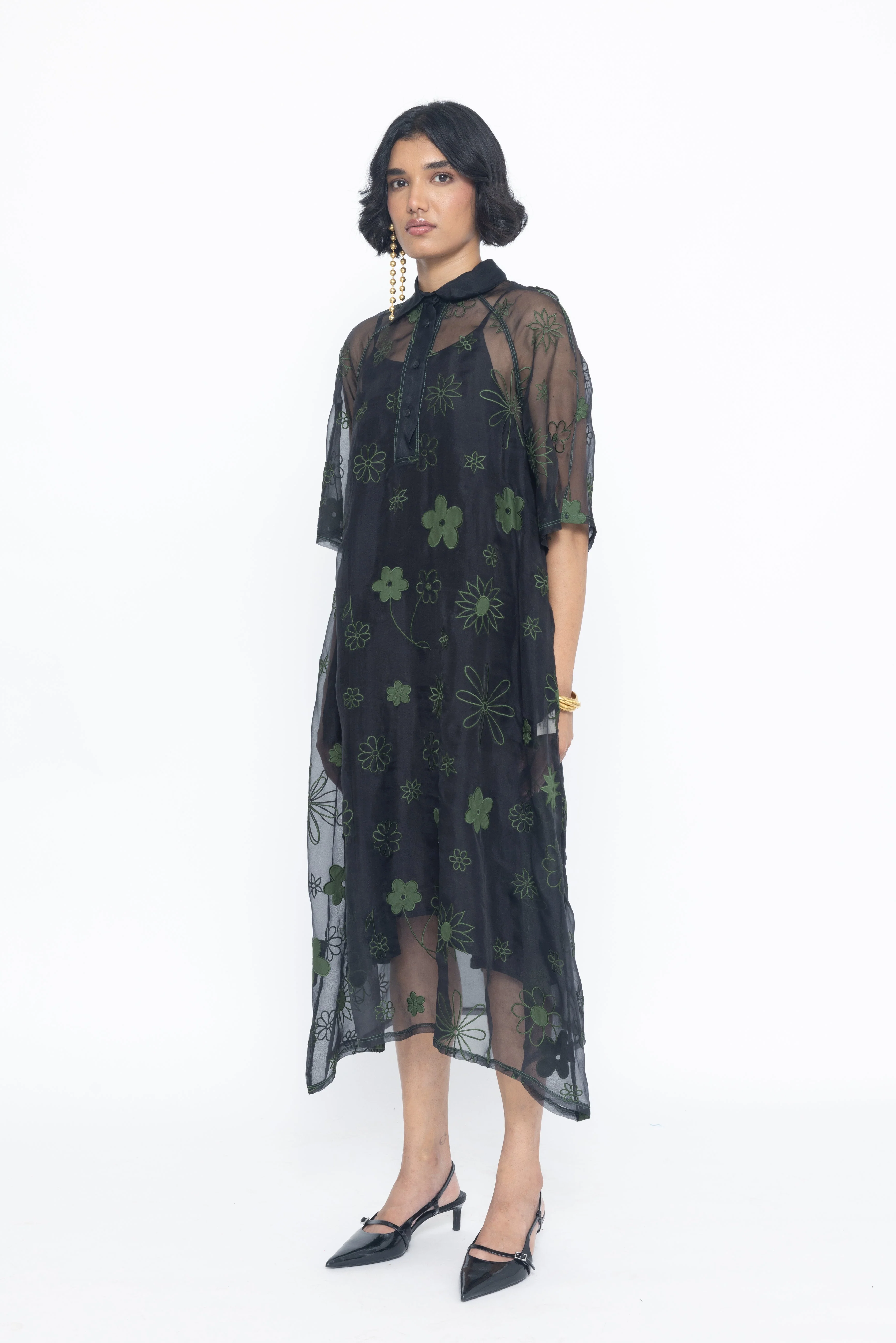 Chess Embroidered Dress - Image 2