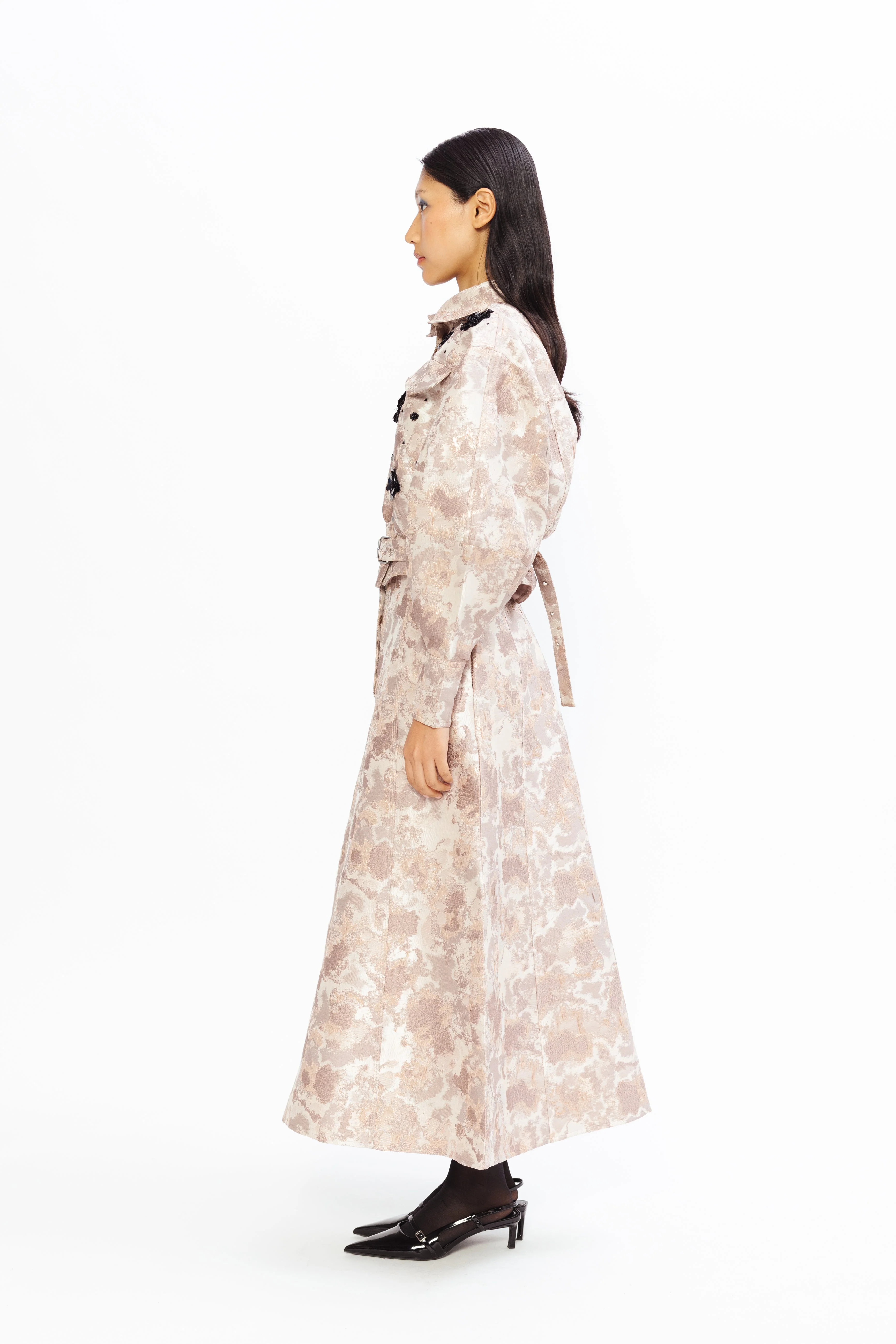 Daisy Brocade Skirt - Image 4