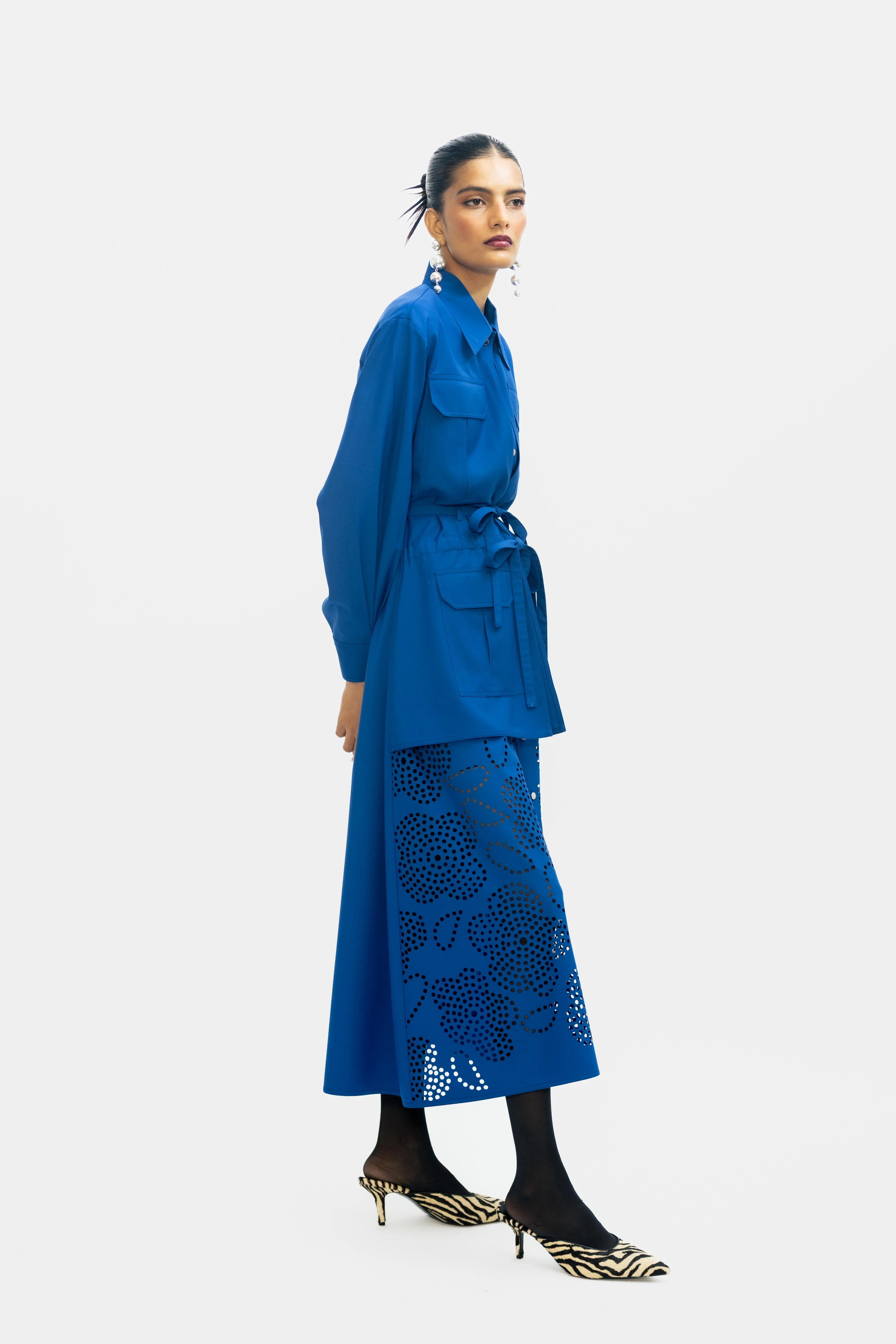 Eleanor Dress - Blue - Image 3