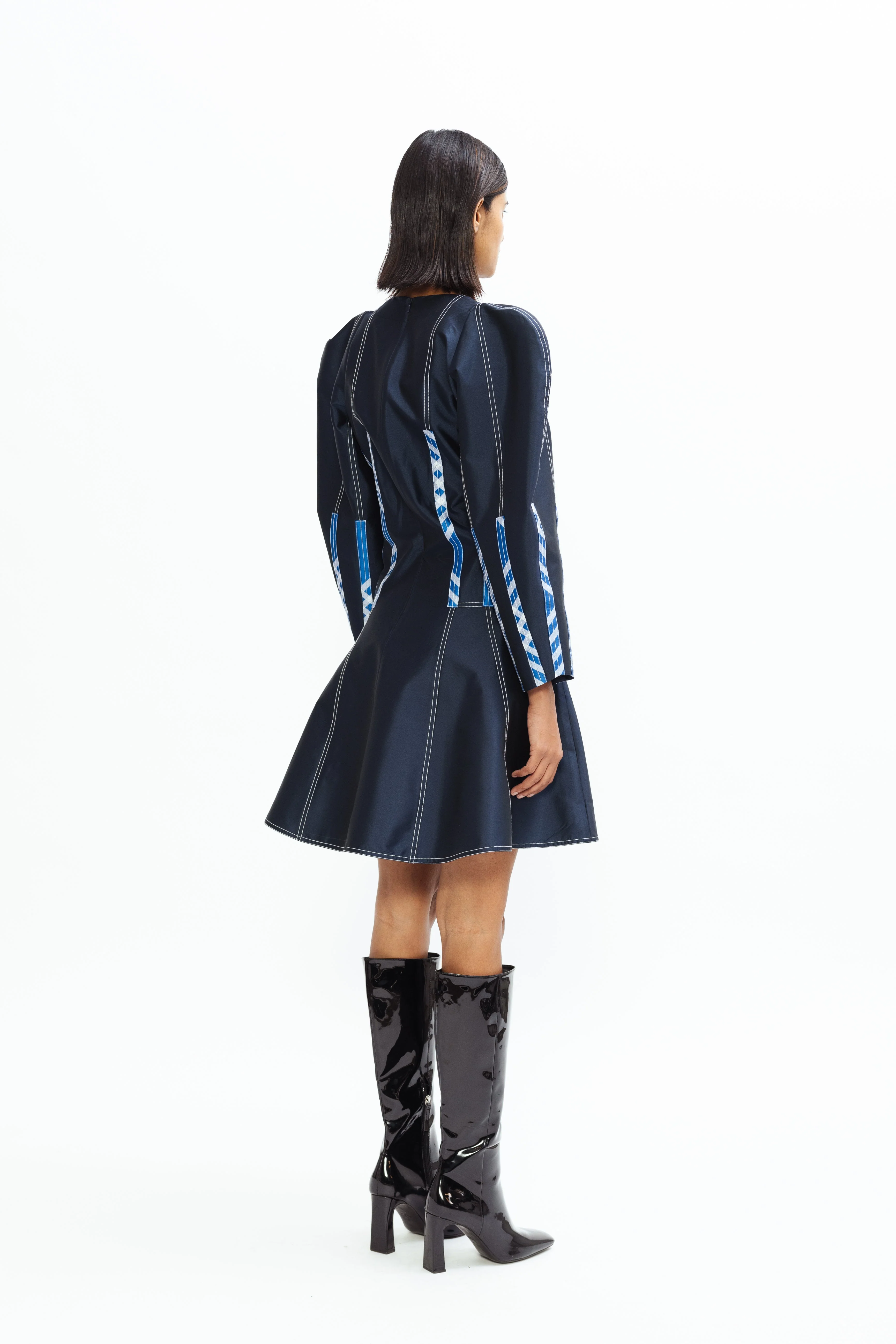 Garnet Dress- Midnight Blue - Image 5