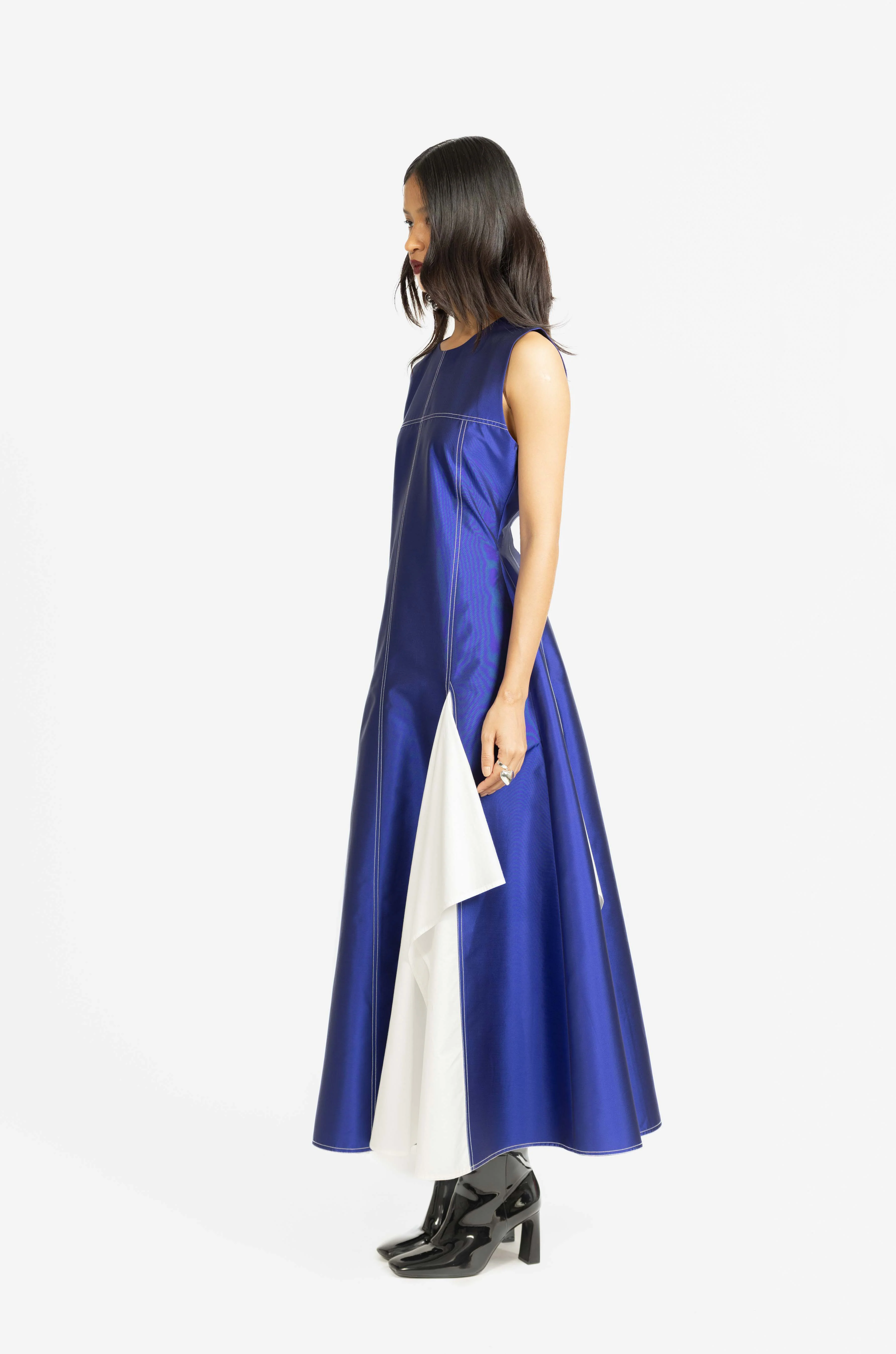 Hariet Dress - Blue - Image 3