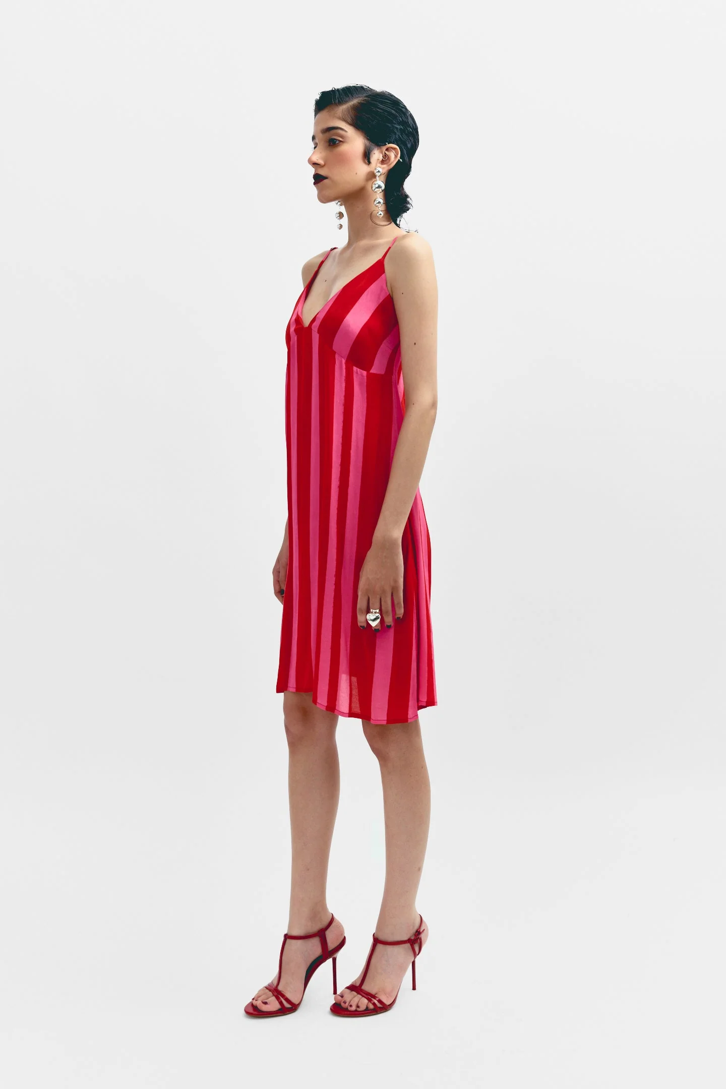 Keira Organza Dress Set - Red - Image 6