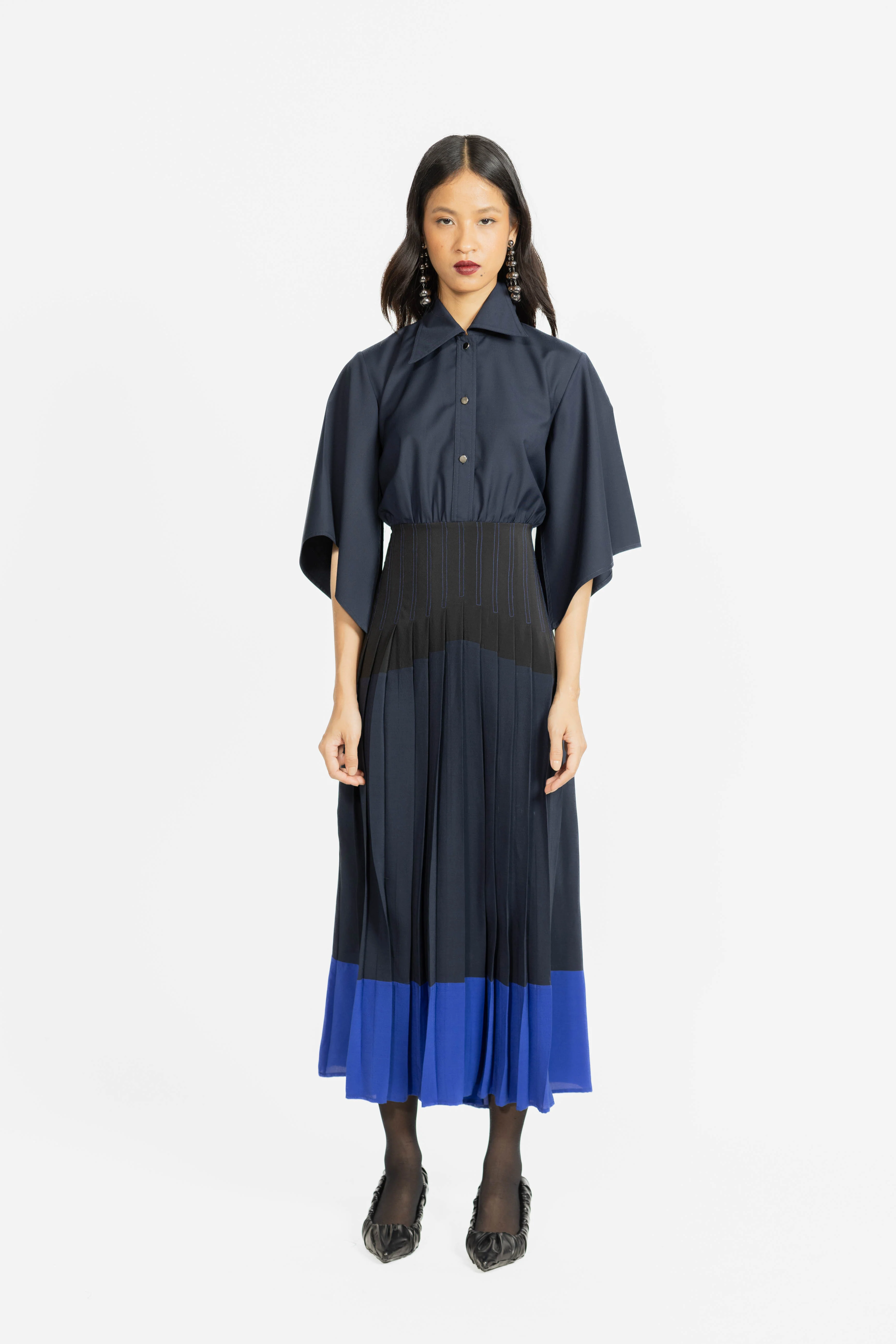 Mirage Dress - Navy