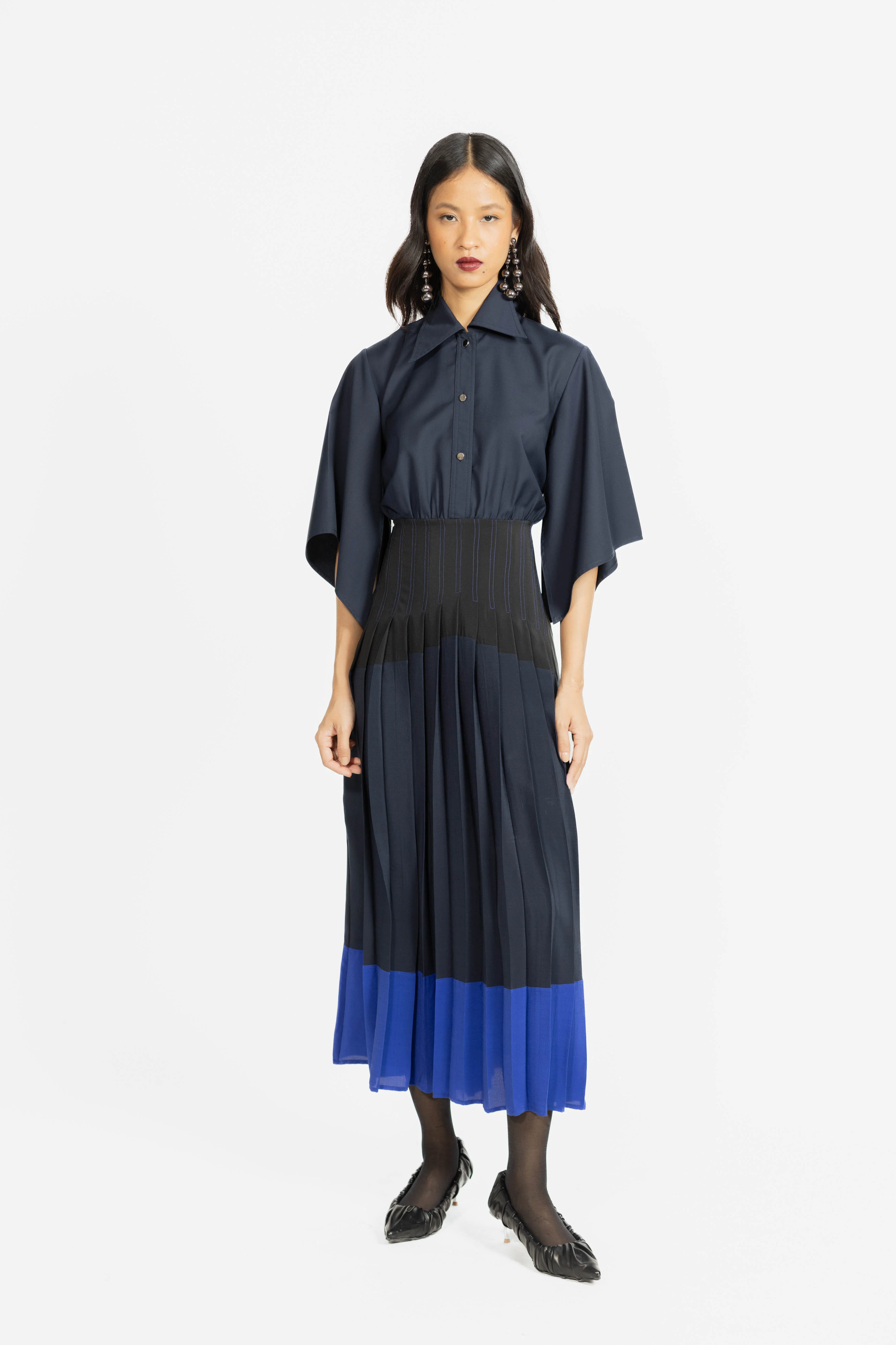 Mirage Dress - Navy - Image 2