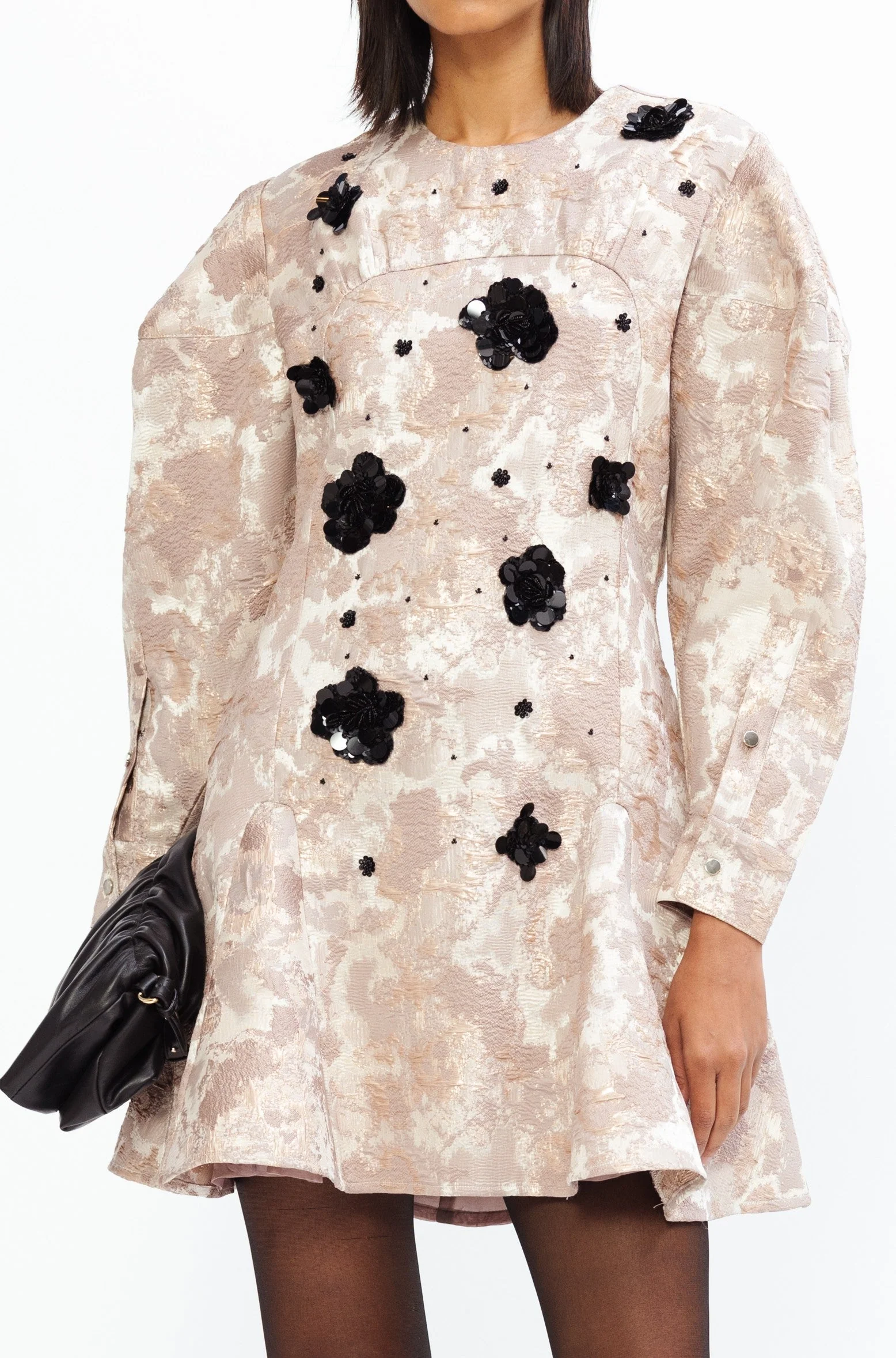 Starburst Brocade Dress - Image 2