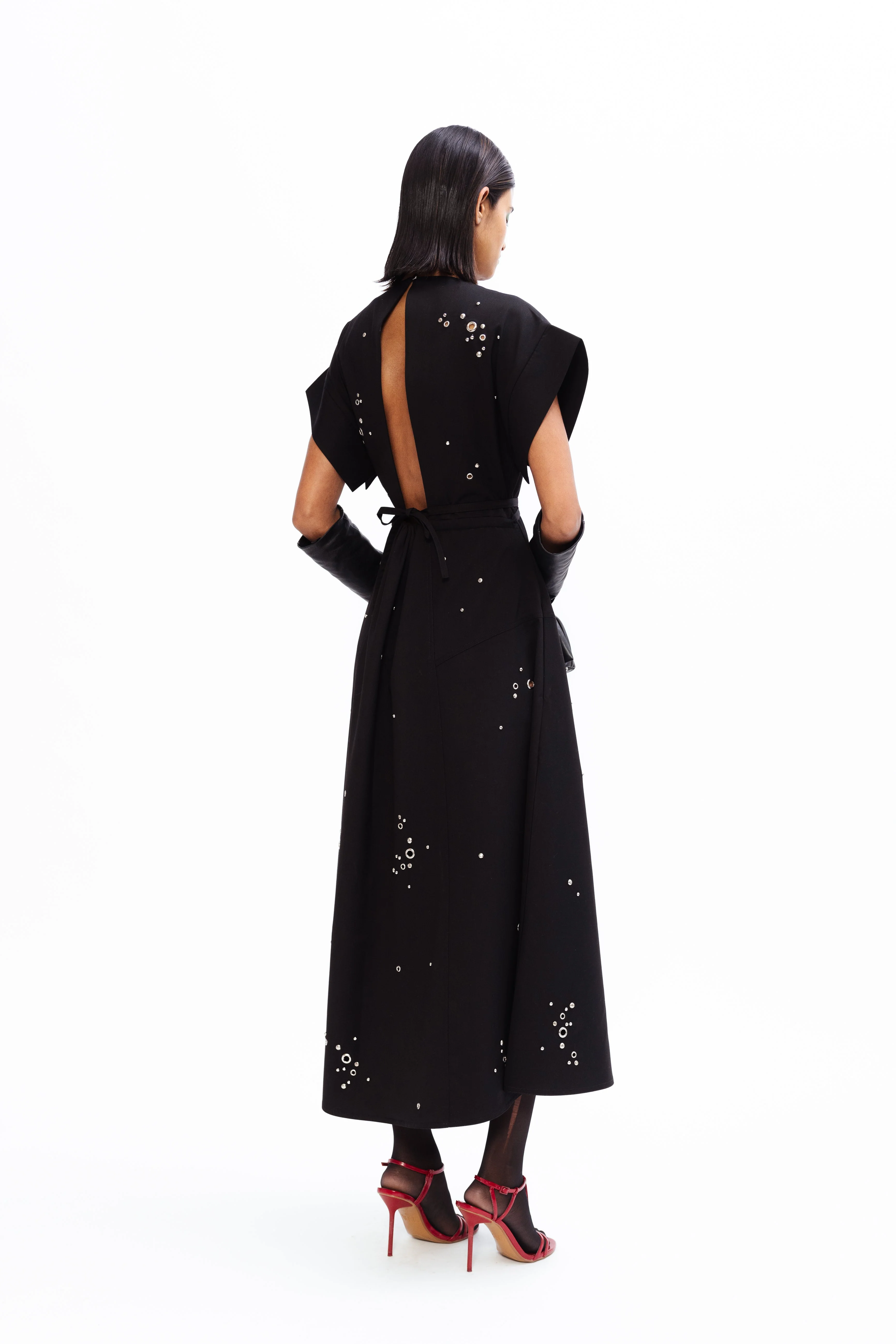 Peony Rivetted Dress - Image 7