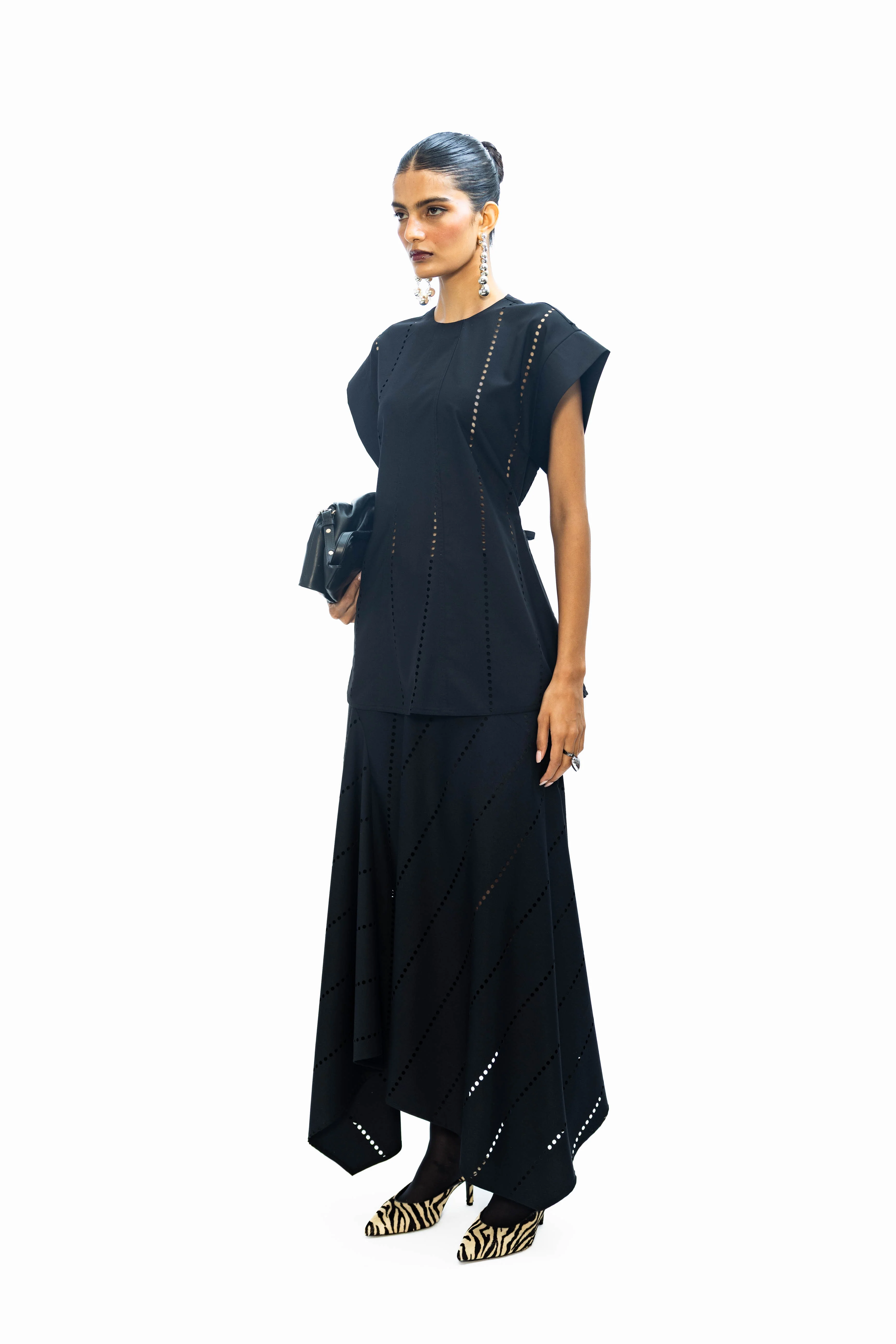 Peony Top - Black - Image 4