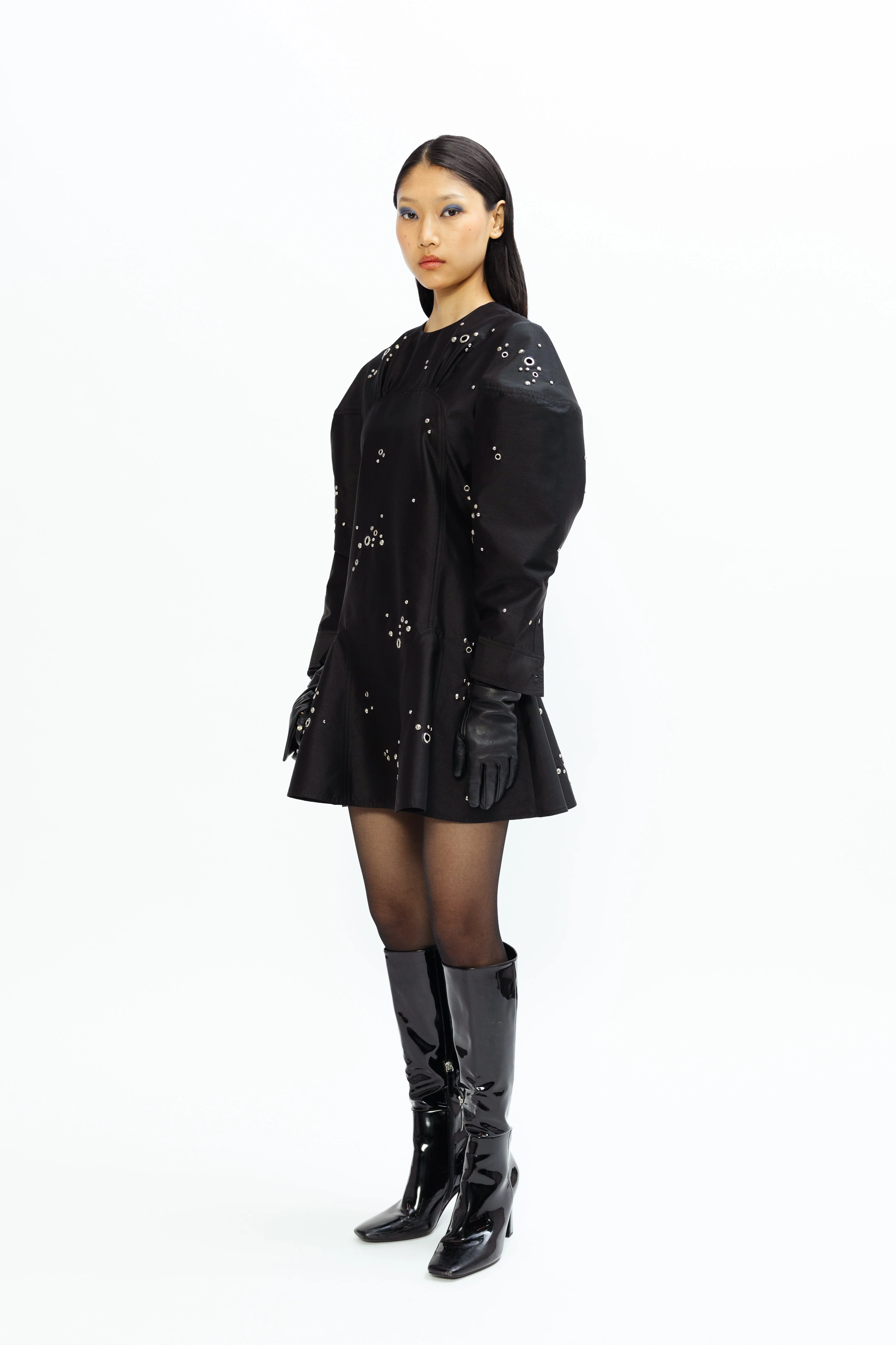 Starburst Dress - Black - Image 3