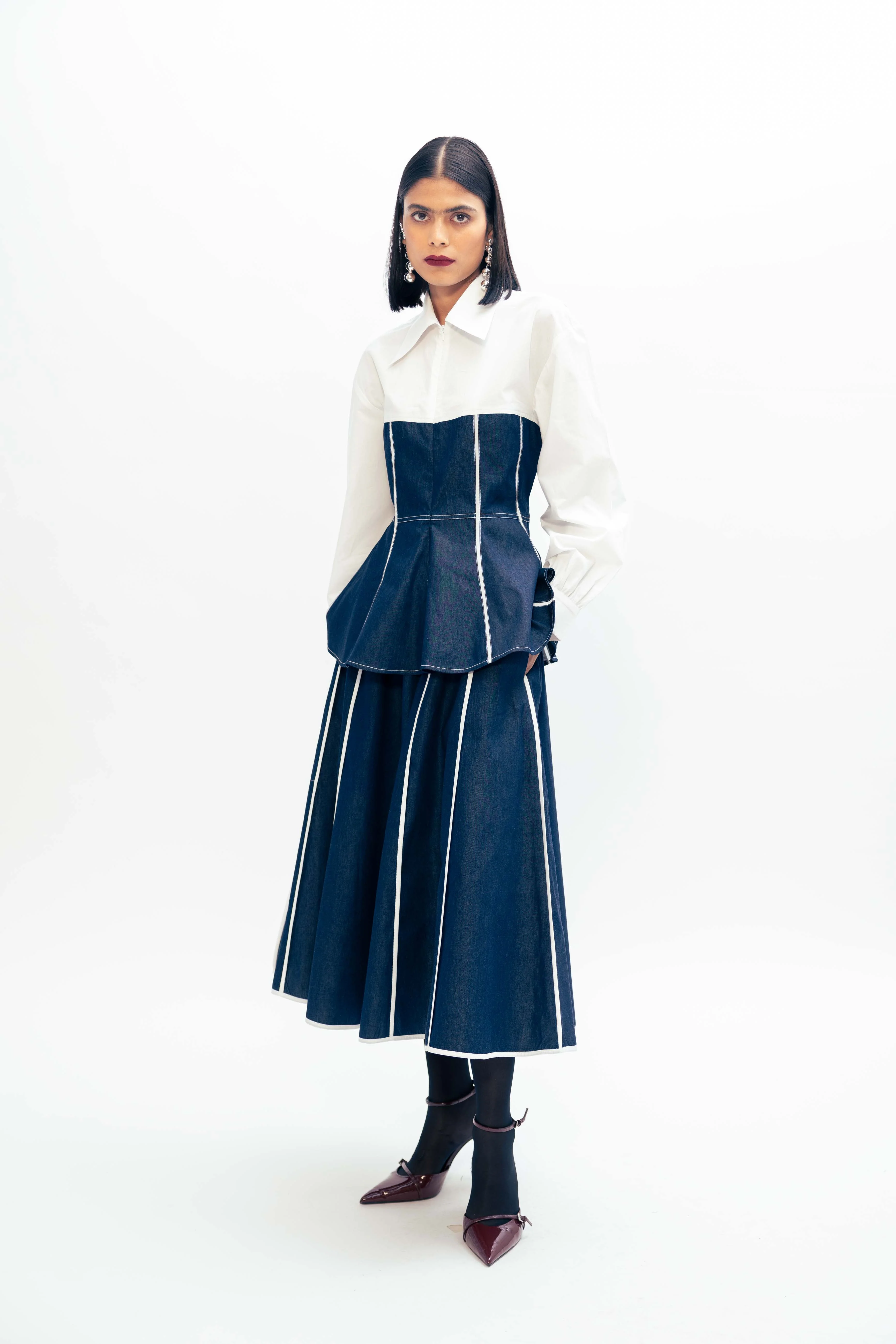 Stevie Denim Skirt - Image 2