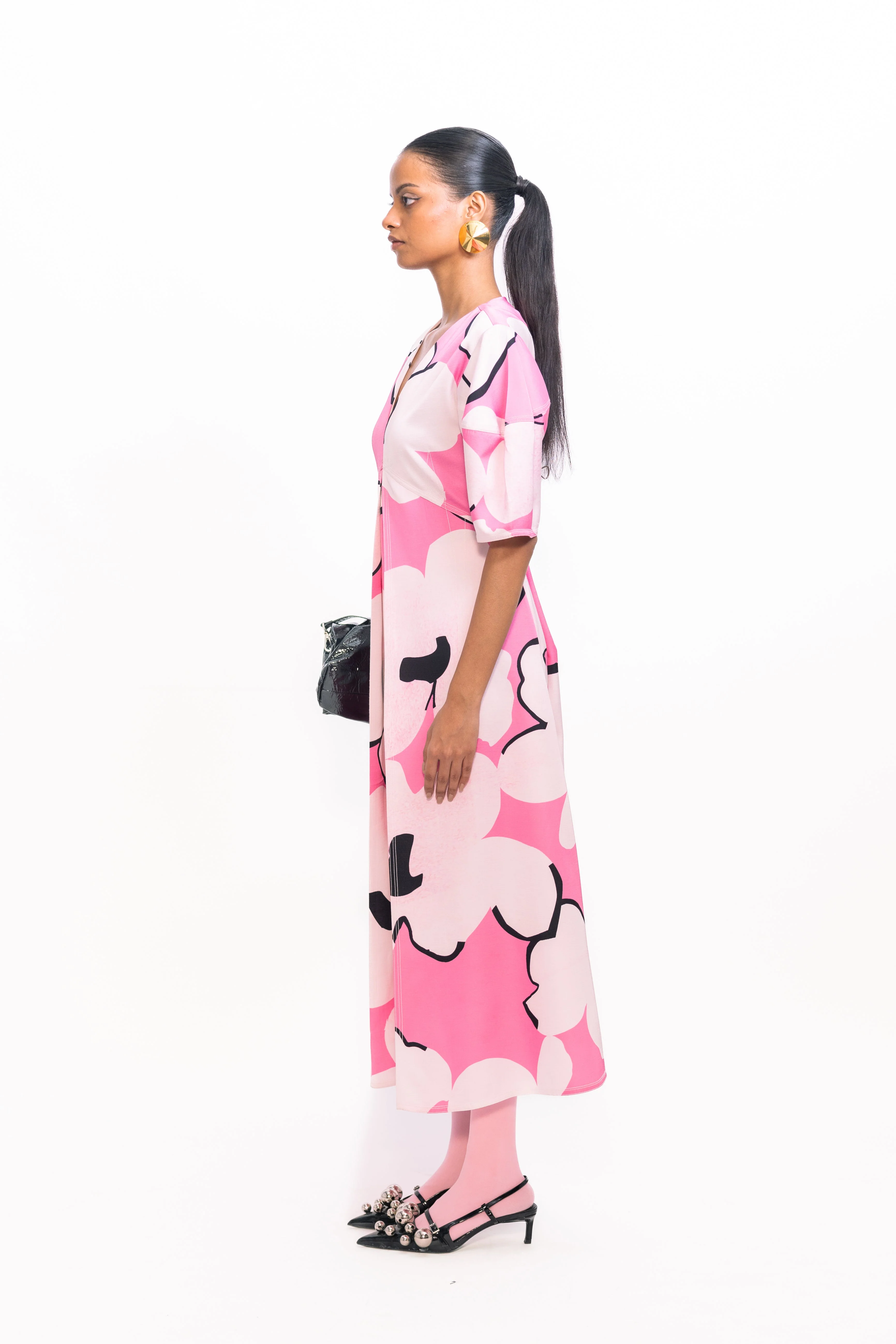 Tokyo Dress - Pink & Ivory - Image 4