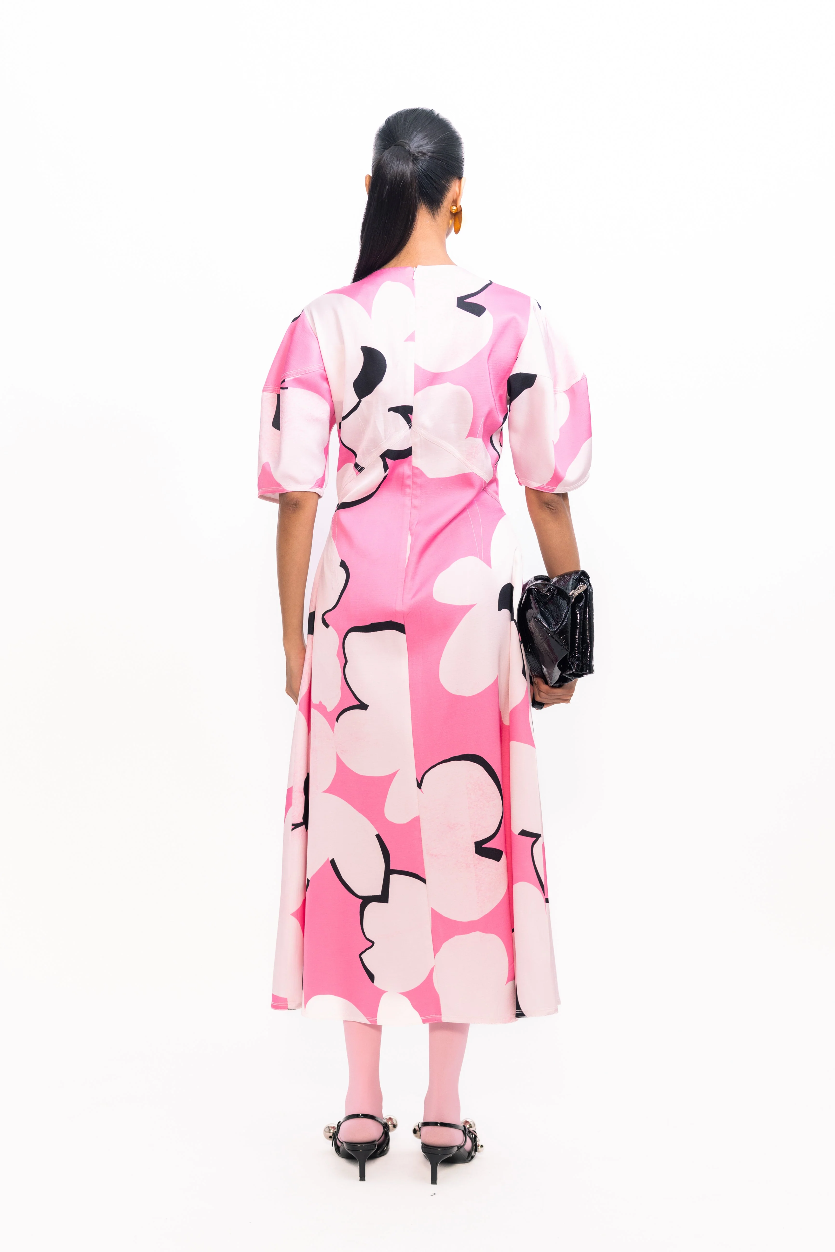Tokyo Dress - Pink & Ivory - Image 5