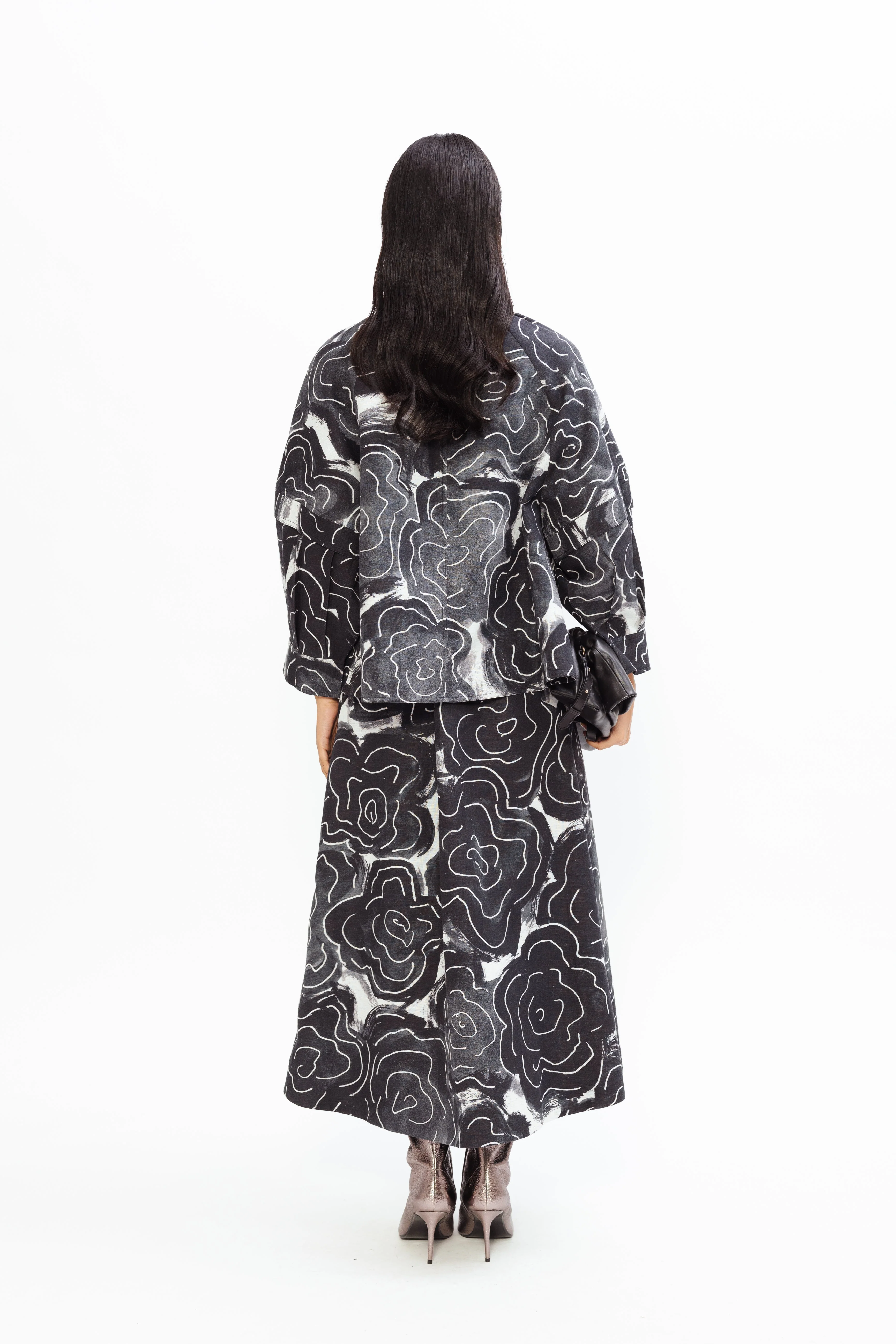 Virgina Linen Set - Charcoal - Image 4