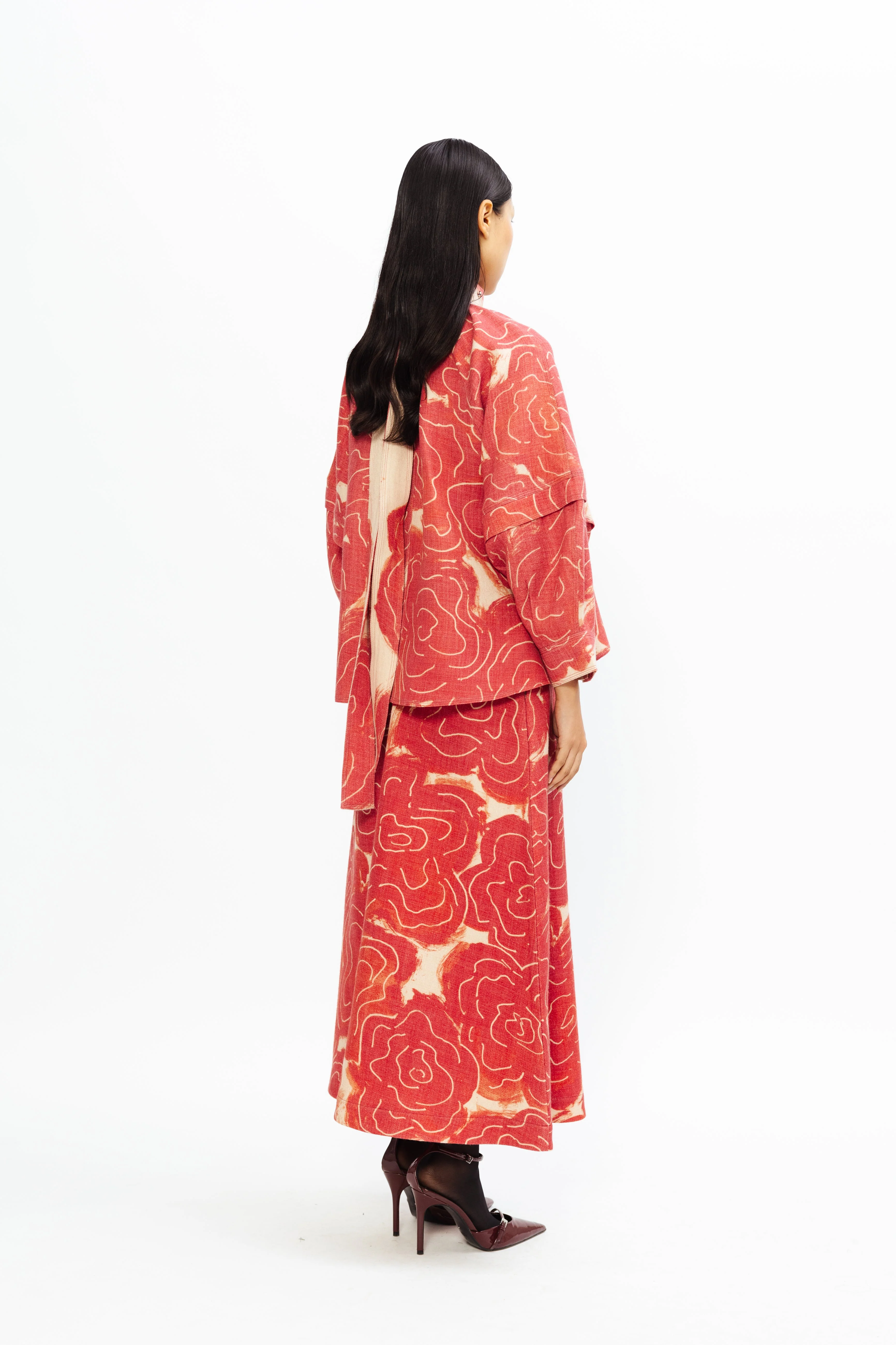 Virgina Linen Set - Red - Image 6