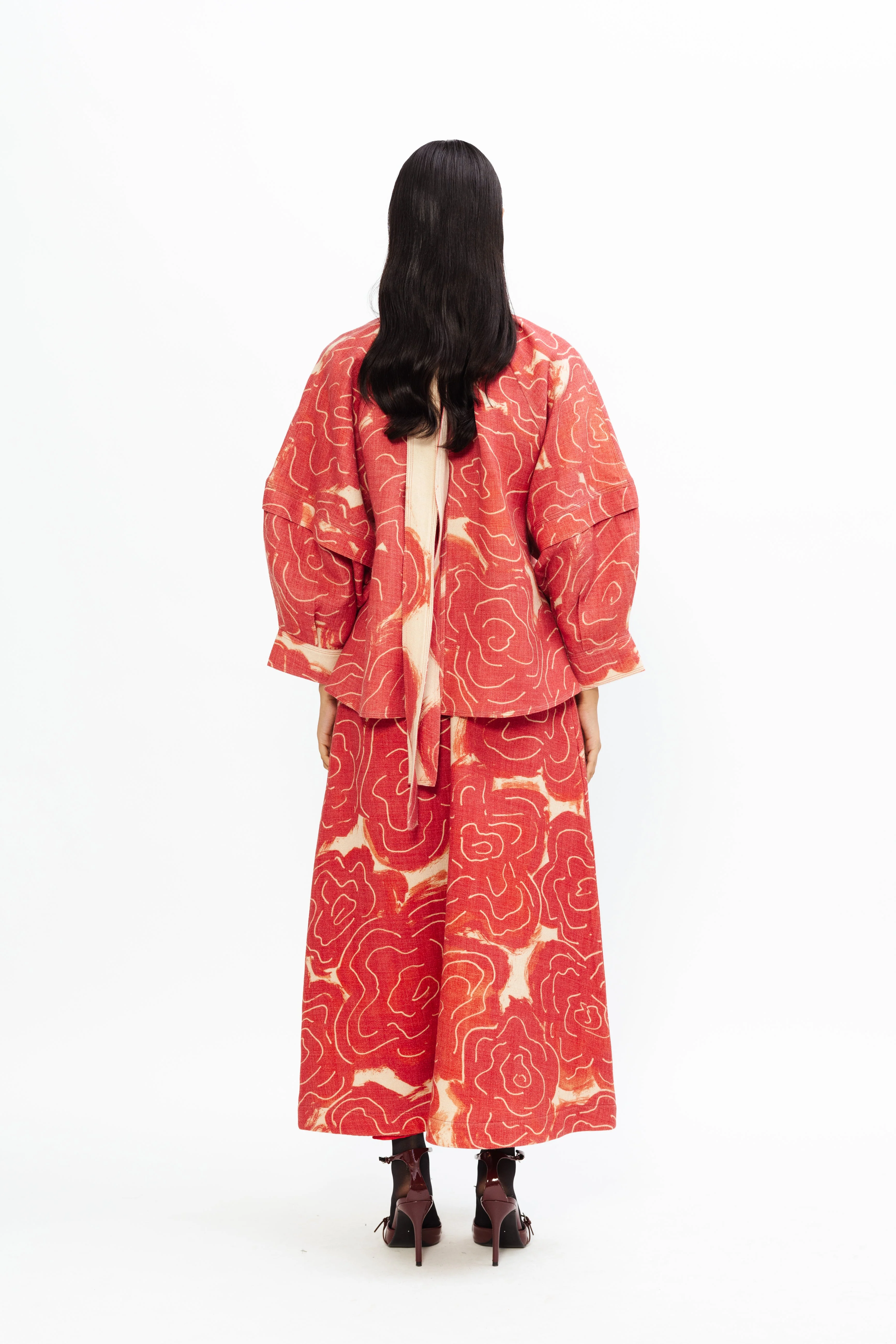 Virgina Linen Shirt - Red - Image 5
