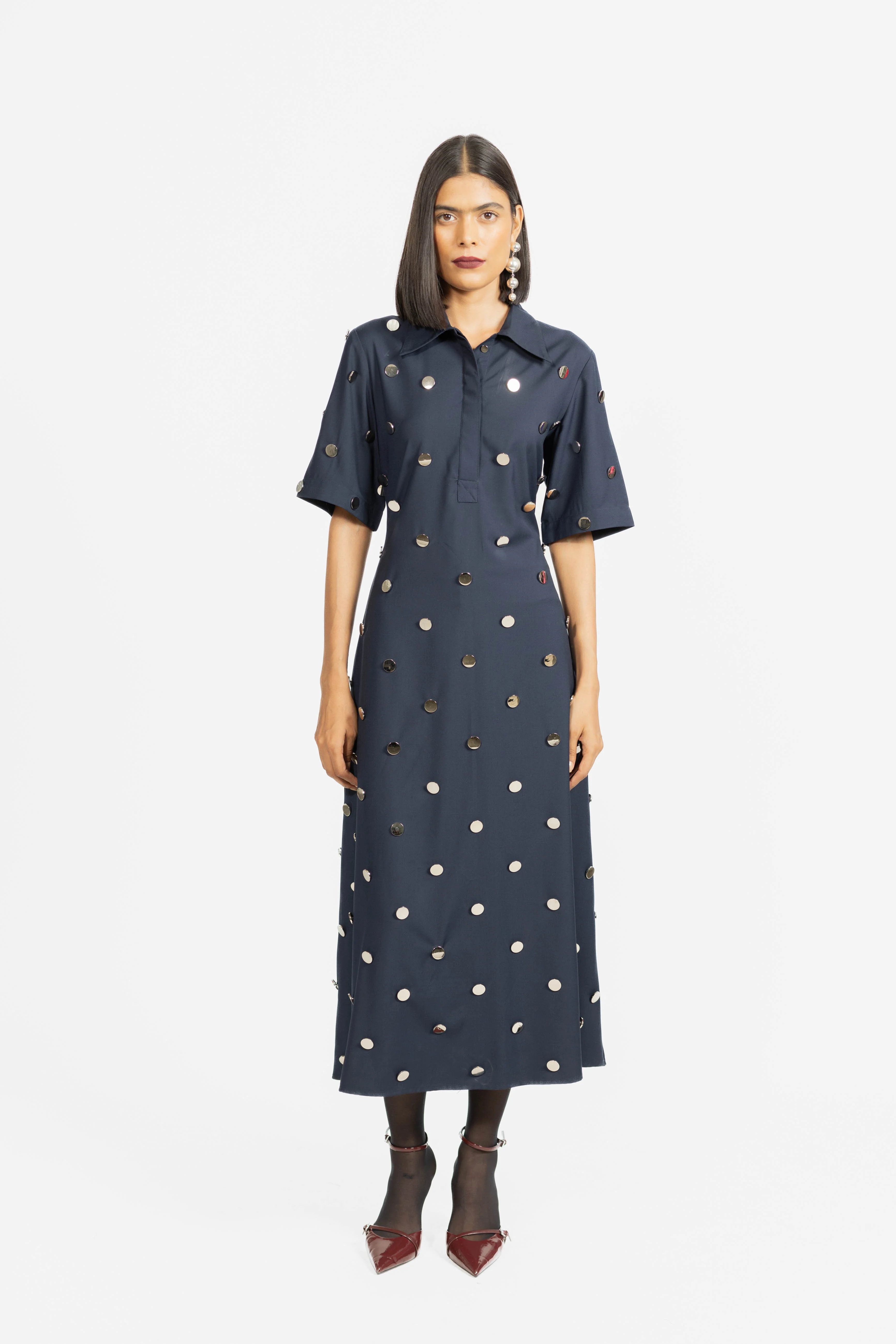 Zoey Dress - Navy